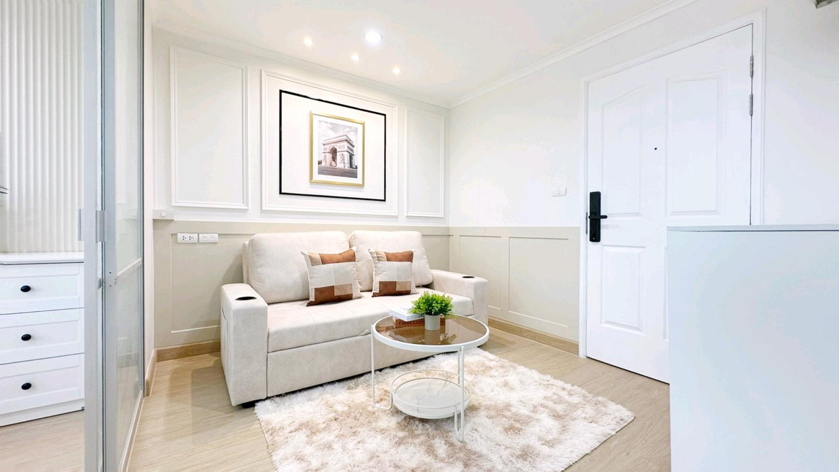 ขายคอนโดโชคชัย4 ลาดพร้าว71 : ✨️✨️อยู่ที่ไหน..ไม่เท่าได้อยู่ห้องของเราเอง✨️✨️พร้อมเฟอร์พร้อมเข้าอยู่🌳🌳ลุมพินี วิลล์ โชคชัย4🌳🌳