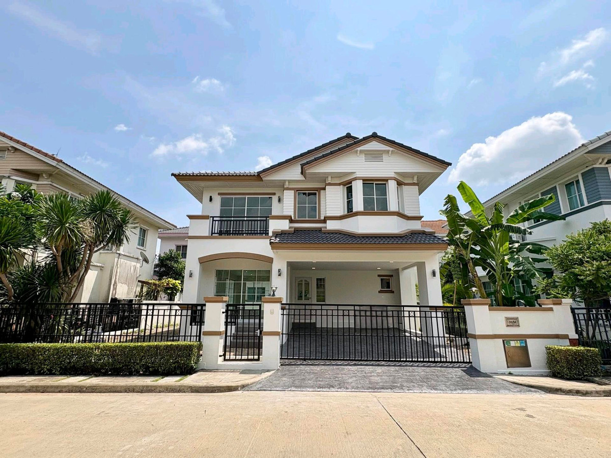 For SaleHouseRama5, Ratchapruek, Bangkruai : Single house, completely renovated 🎉🏡🎊
📍Manthana Pinklao-Rama 5 Project