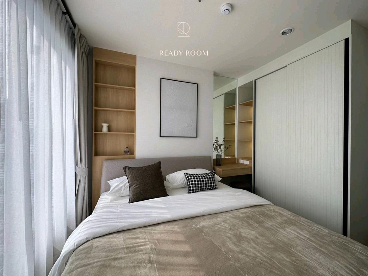 For RentCondoBangna, Bearing, Lasalle : 🔥For urgent rent🔥Ideo mobi Sukhumvit Eastpoint, 2 bedrooms, 2 bathrooms, beautiful room, fully furnished, with bathtub, ready to move in❗