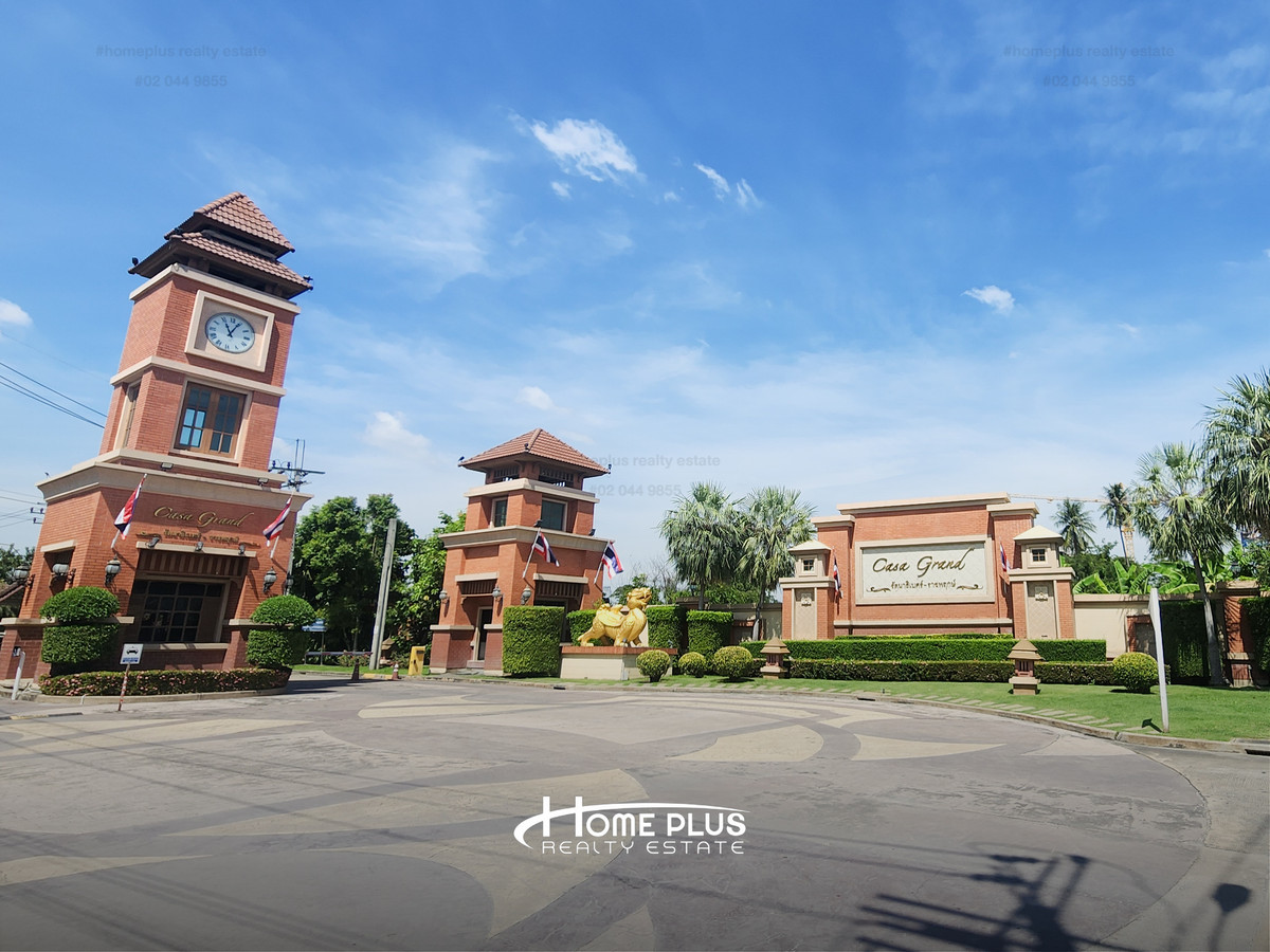 ขายบ้านรัตนาธิเบศร์ สนามบินน้ำ พระนั่งเกล้า : บ้านเดี่ยว 2 ชั้น หมู่บ้านคาซ่าแกรนด์ รัตนาธิเบศร์-ราชพฤกษ์