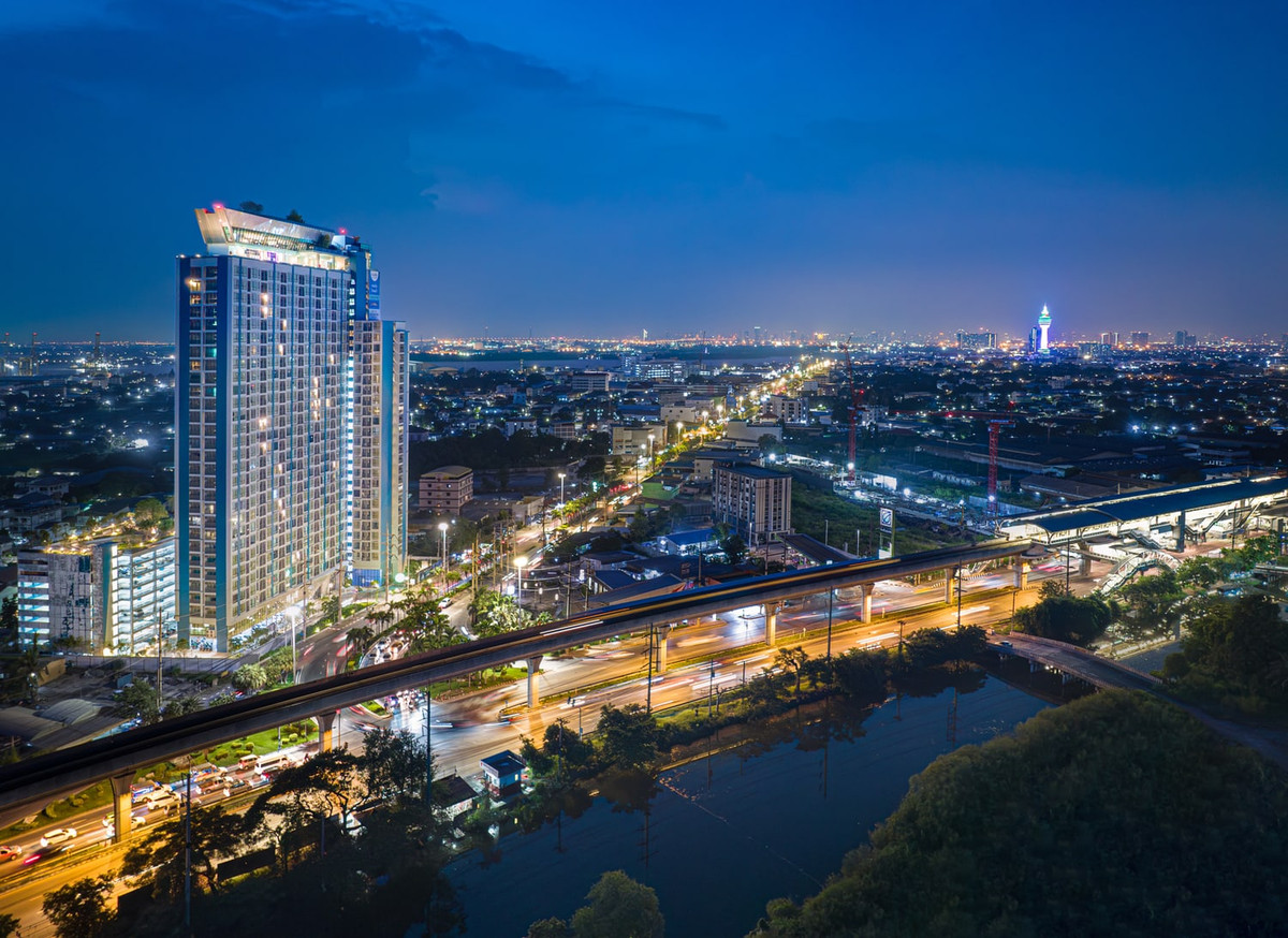 For SaleCondoSamut Prakan,Samrong : The Origin E22 Station – new condo, ready to move in, beautiful view, good price.