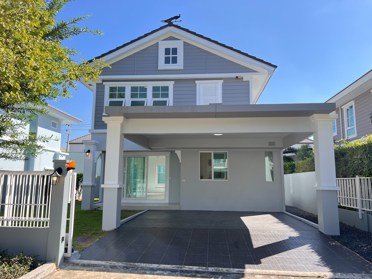 ขายบ้านปทุมธานี รังสิต ธรรมศาสตร์ : บ้านเดี่ยว ติดถนนเมนเฟสแรกของโครงการ เข้า-ออกง่าย จองเดือนนี้!! ฟรีแอร์ใหม่ และอื่นๆอีกหลายรายการ