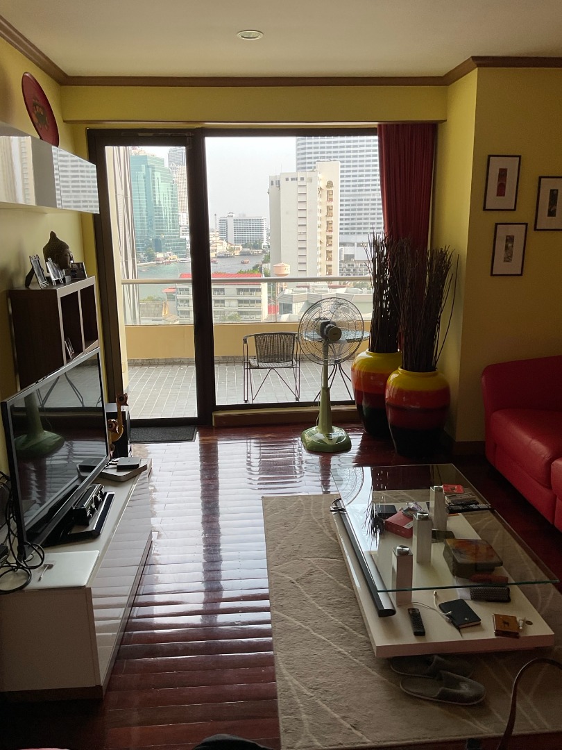 For SaleCondoWongwianyai, Charoennakor : 🔥Urgent Sale🔥 Condo Baan Chao Phraya, 81.46 sq m., river view and IconSiam, near BTS Khlong San, fully furnished, ready to move in.