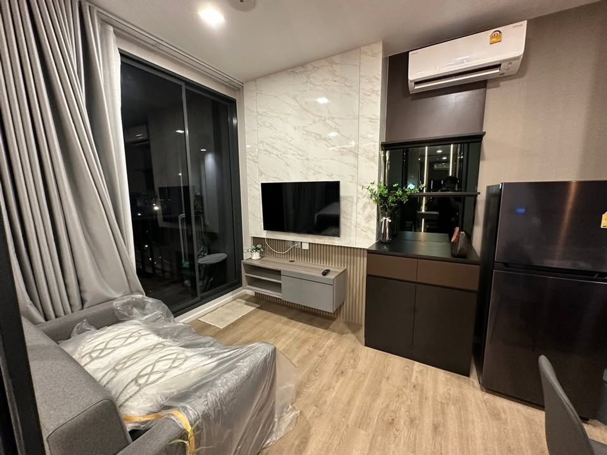 For RentCondoRamkhamhaeng, Hua Mak : ✨ Reservation missed! Smart city view room, Modiz Ramkhamhaeng (Floor 12A, dragon number), fully furnished, including a washer and dryer! Just carry your bags and move in. 🐲💎