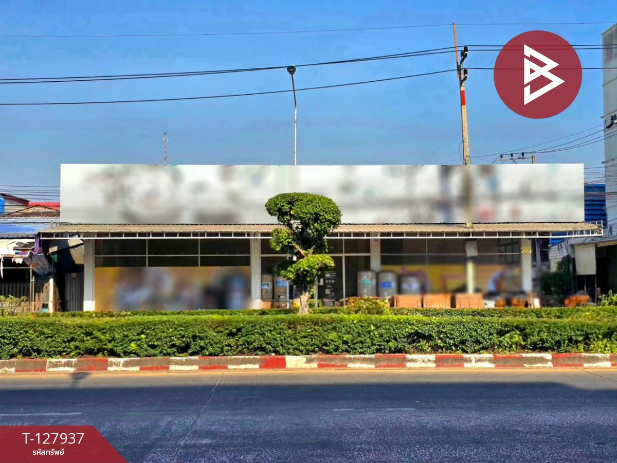 For SaleLandMahachai Samut Sakhon : Selling retail space next to the road, area 1 ngan 7 sq m, Mahachai, Samut Sakhon
