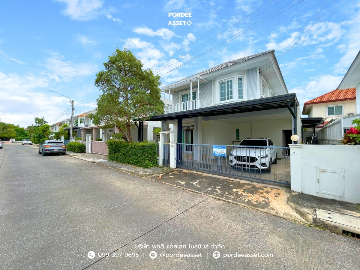 For RentHouseNawamin, Ramindra : Chuan Chuen City Southville Watcharapol-Ramintra Ramintra 65 (size 52 sq m.) near the Pink Line MRT. Watcharapol Station, Chalong Rat Expressway, Bang Khen, Bangkok : Chuan Cheun City Southville Watcharapol-Ramindra