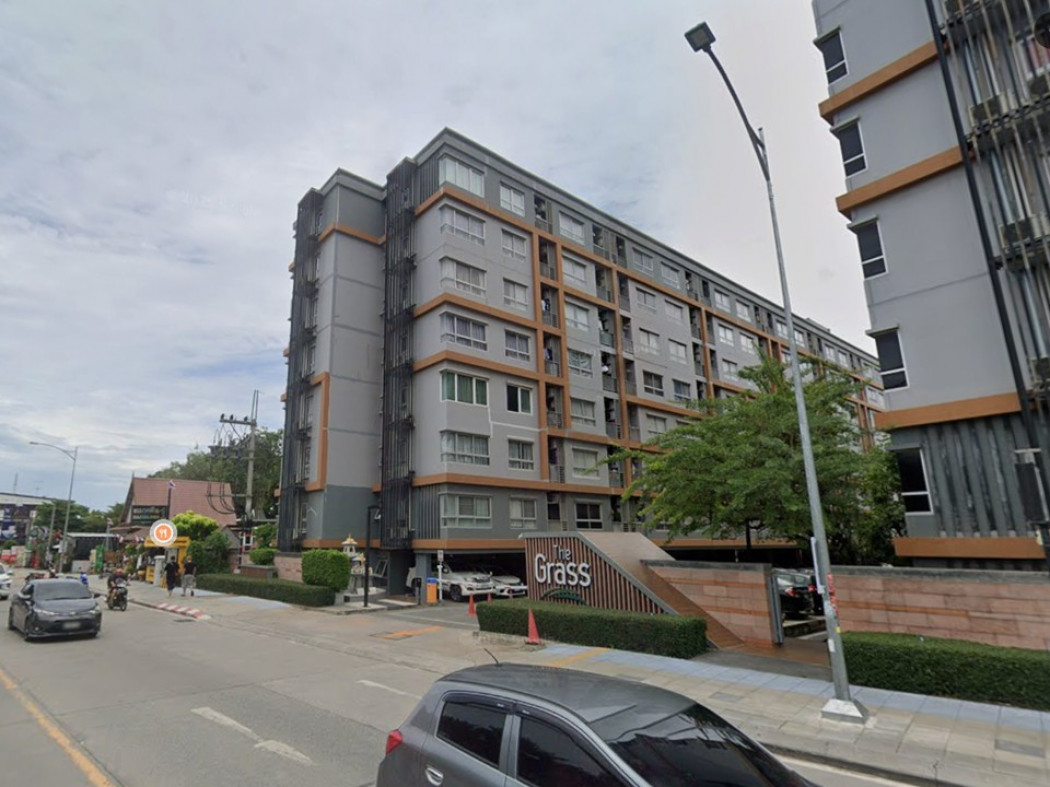 For SaleCondoPattaya, Bangsaen, Chonburi : Condo for sale, The Grass Pattaya, beautiful room, good location, on the road, South Pattaya, size 38 sq m.