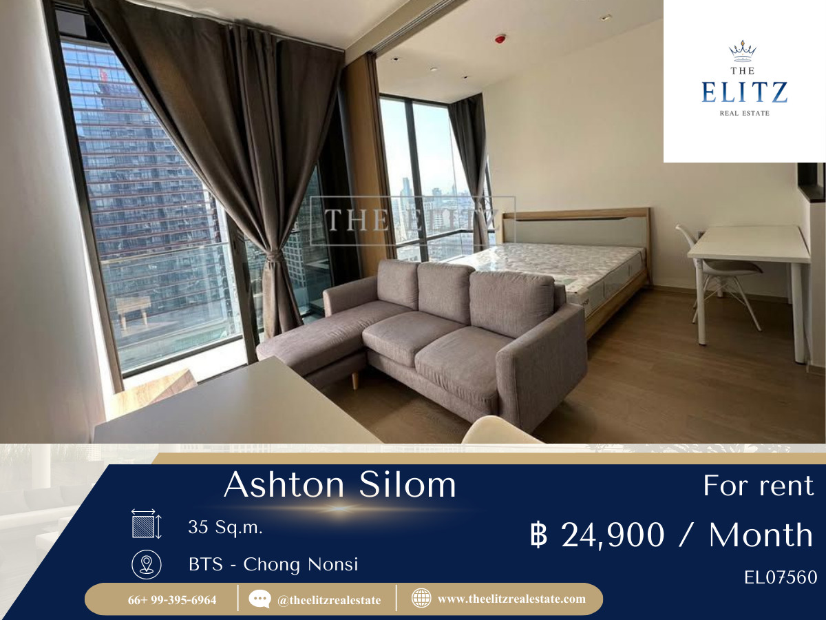 For RentCondoSilom, Saladaeng, Bangrak : ✨ A room suitable for people who want both convenience and peace in one place 🎉