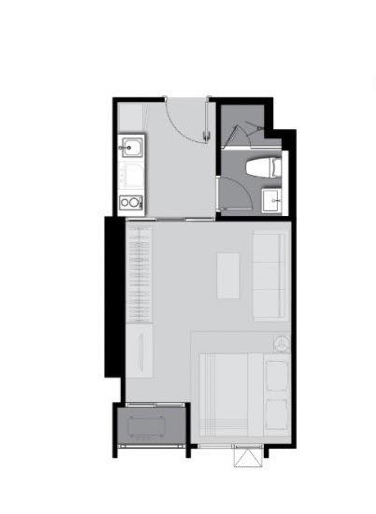 For RentCondoWitthayu, Chidlom, Langsuan, Ploenchit : Life One Wireless for rent, 23,000 baht [JZr251203]