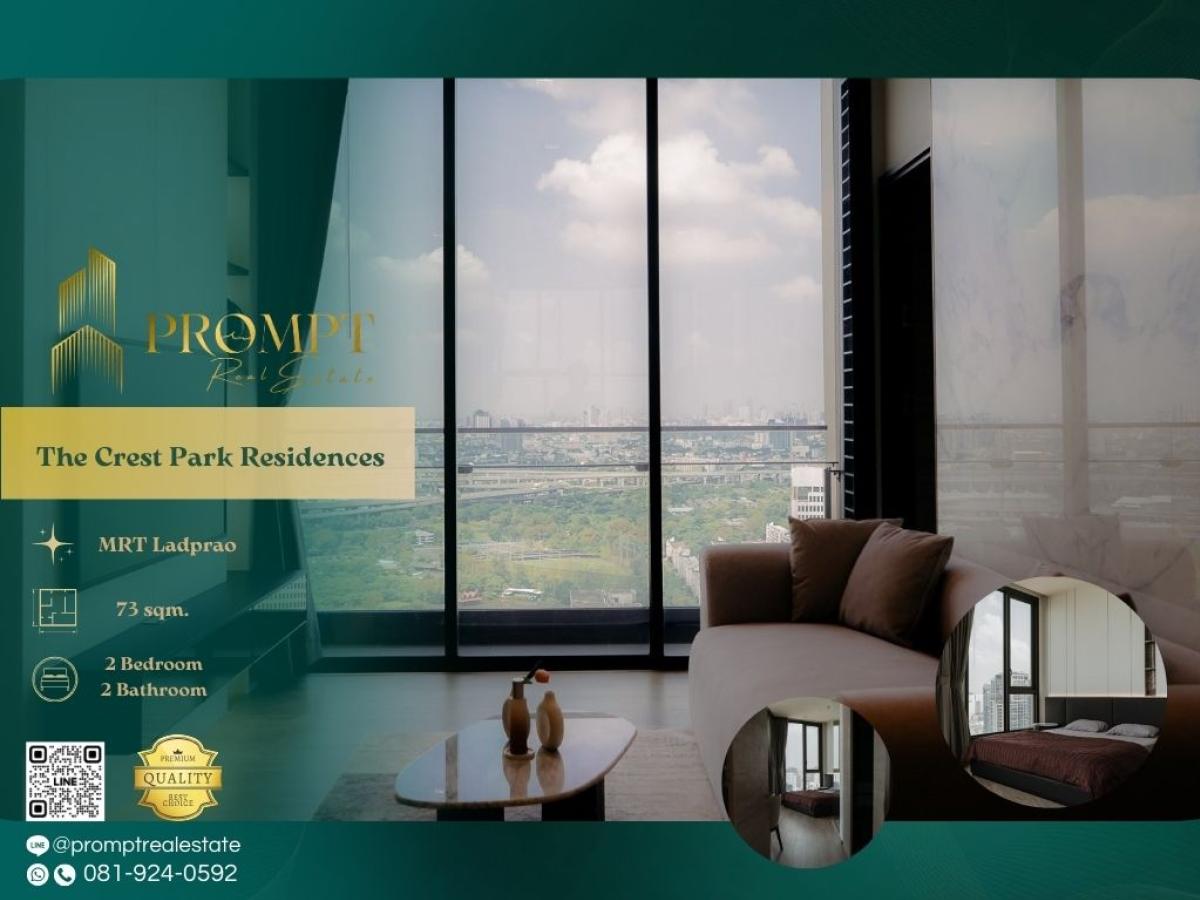 For RentCondoLadprao, Central Ladprao : ST13705 - The Crest Park Residences :  เดอะ เครสท์ พาร์ค เรสซิเดนซ์ - #Ladprao #Phahonyothin #Chatuchak

Prime Ladprao–Phahonyothin location near BTS/MRT and major lifestyle hubs—ideal for modern, convenient, and highly connected city living.
(位于Ladprao–P
