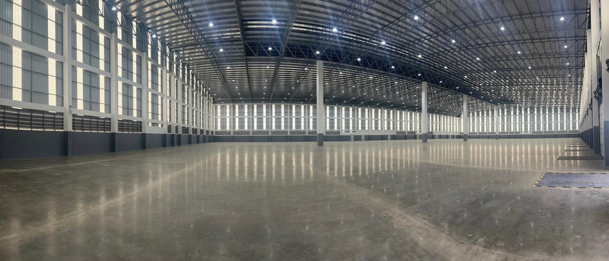 ให้เช่าโรงงานสมุทรปราการ สำโรง : Stand Alone Factory with two story office for rent in Teparak, Bangpli area, 8,431 sqm, 8 Rai, Purple Zone