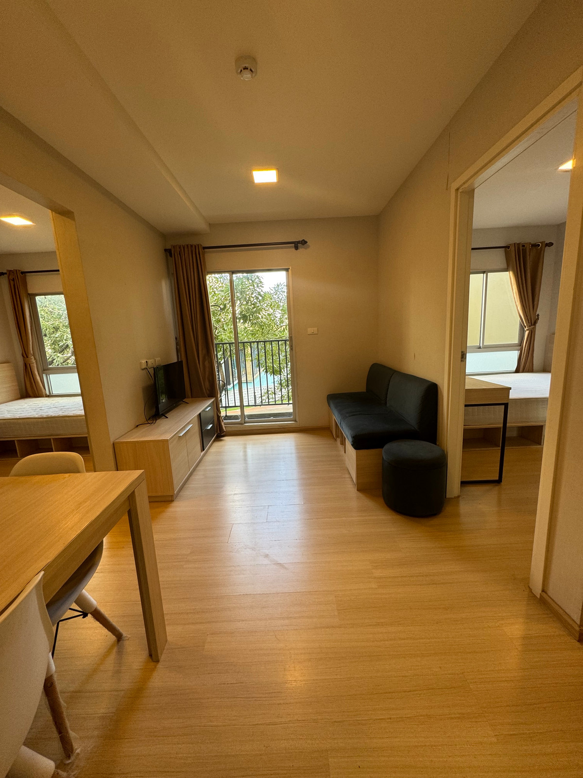 For RentCondoPathum Thani,Rangsit, Thammasat : ✅ Available! Ready to Move In – Plum ALIVE 1 🌟 Cheapest for Rent! 11,500 THB/month 🛏 2 Bedrooms  📏 36 sq.m. 🏙 Building D = 2nd Fl. 🔢 Good unit number 🚫 No Co-Agent