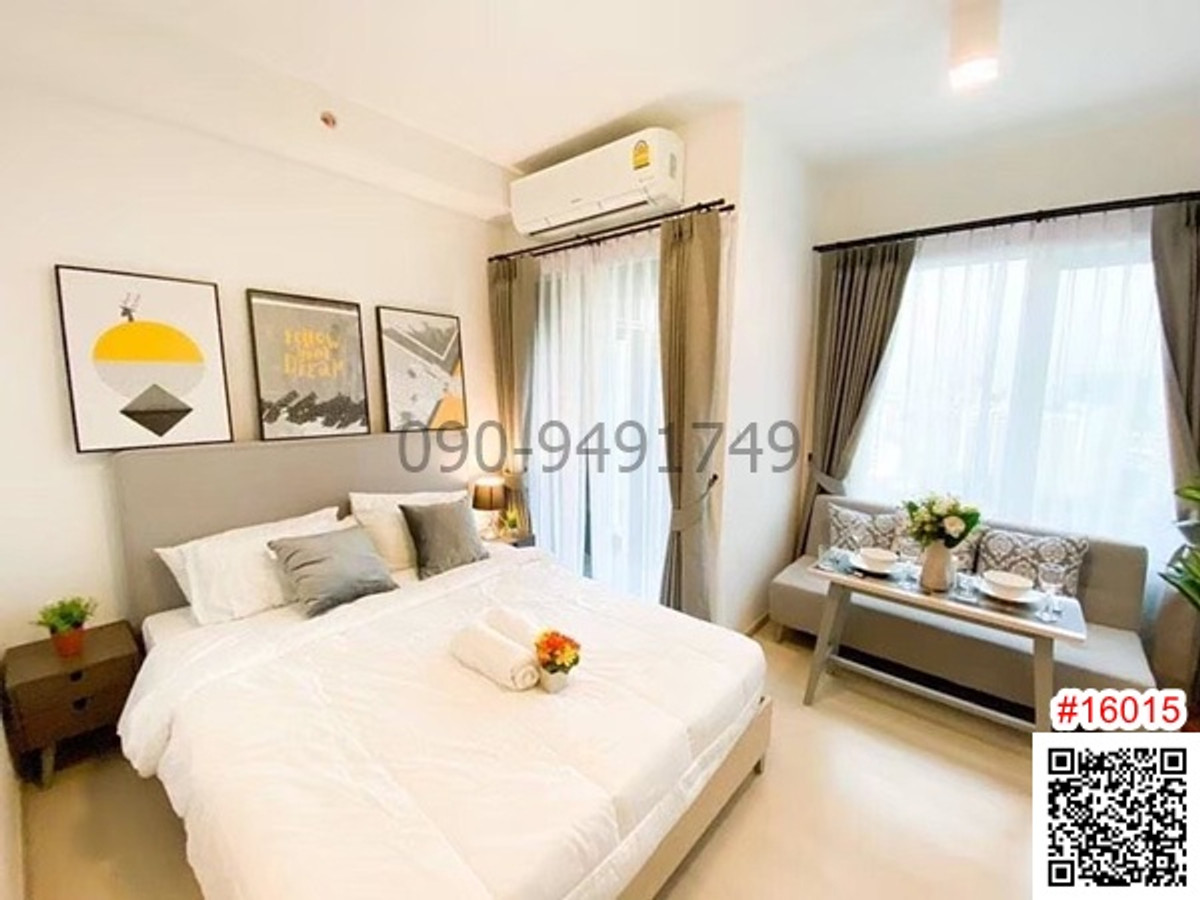 For SaleCondoRatchadapisek, Huaikwang, Suttisan : Condo for sale: Chapter One Eco Ratchada-Huai Khwang, Building H, 19th floor, near MRT Huai Khwang.