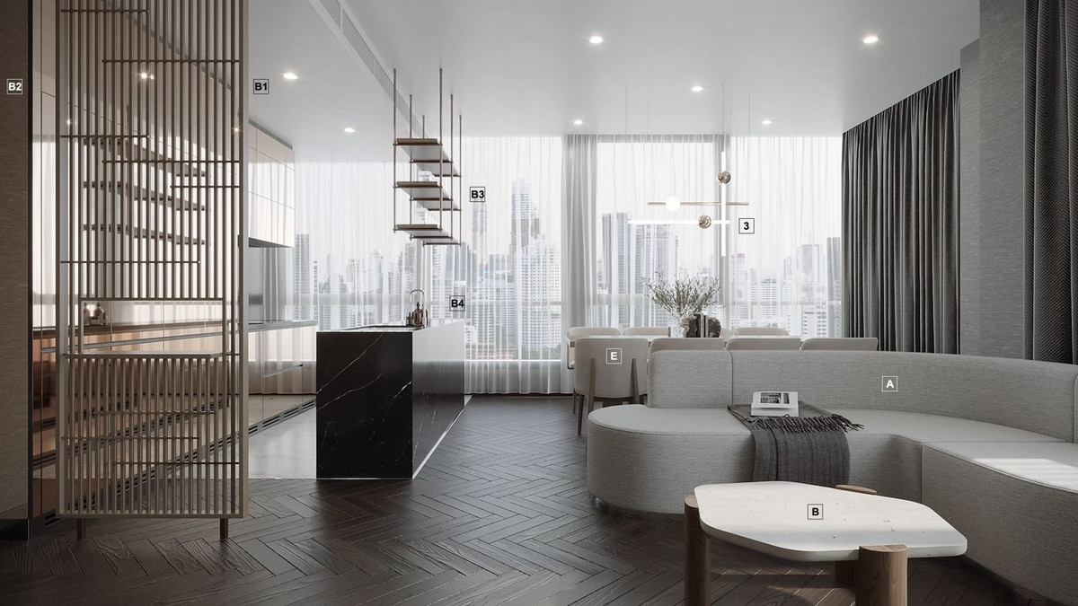 ขายคอนโดสุขุมวิท อโศก ทองหล่อ : FOR SALE 3 BEDROOM 116.39 SQ.M  -- 1 of 6 Unit    FOR YOU --   CALL NOW 094-641-5974 📞