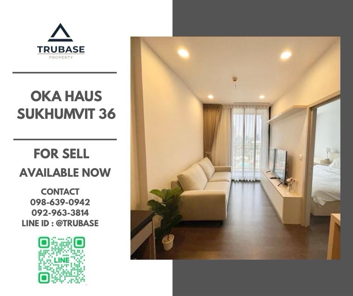 ขายคอนโดสุขุมวิท อโศก ทองหล่อ : 📍ขาย Ok haus sukhumvit 36 ใกล้ BTS ทองหล่อ 📍