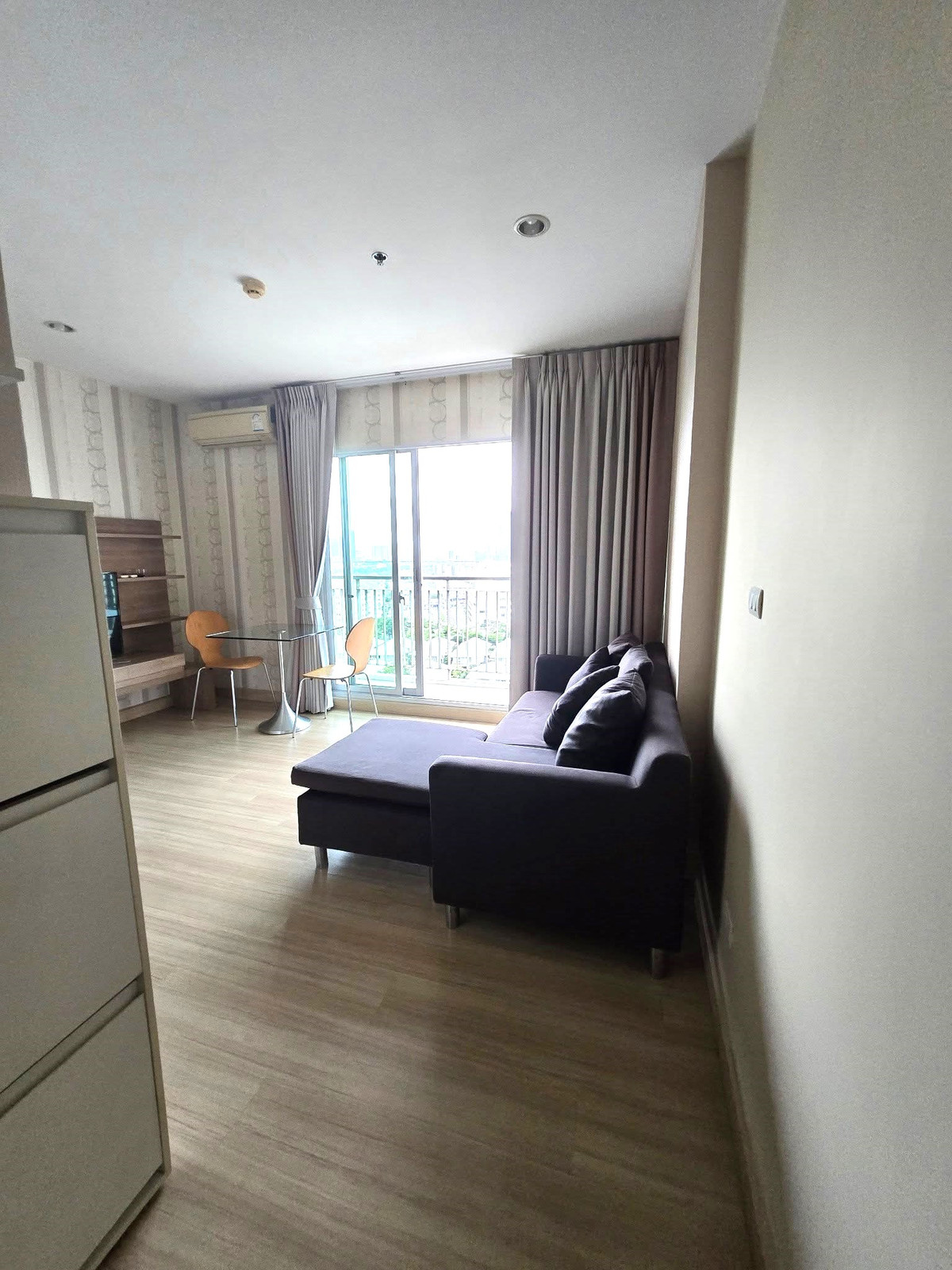 For RentCondoBangna, Bearing, Lasalle : For rent 1 bedroom, 15th Floor, The Parkland Srinakarin Lakeside, close to MRT Si Lasalle