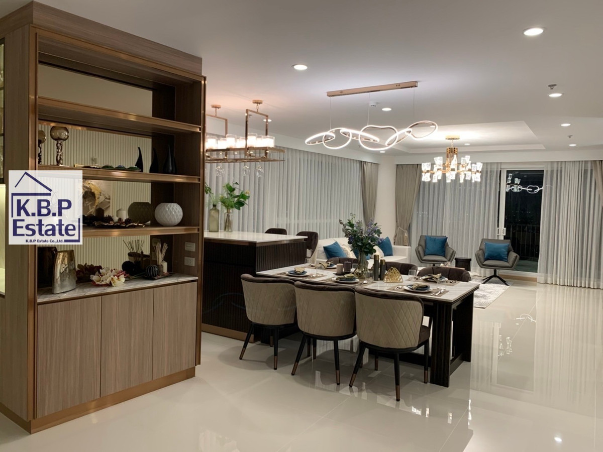 For RentCondoRama3 (Riverside),Satupadit : SUPALAI RIVER GRAND RAMA3/ Area Laght Room 288 Sqm. 3+1Beds 3Baths -Ready to Move Call:0645254286