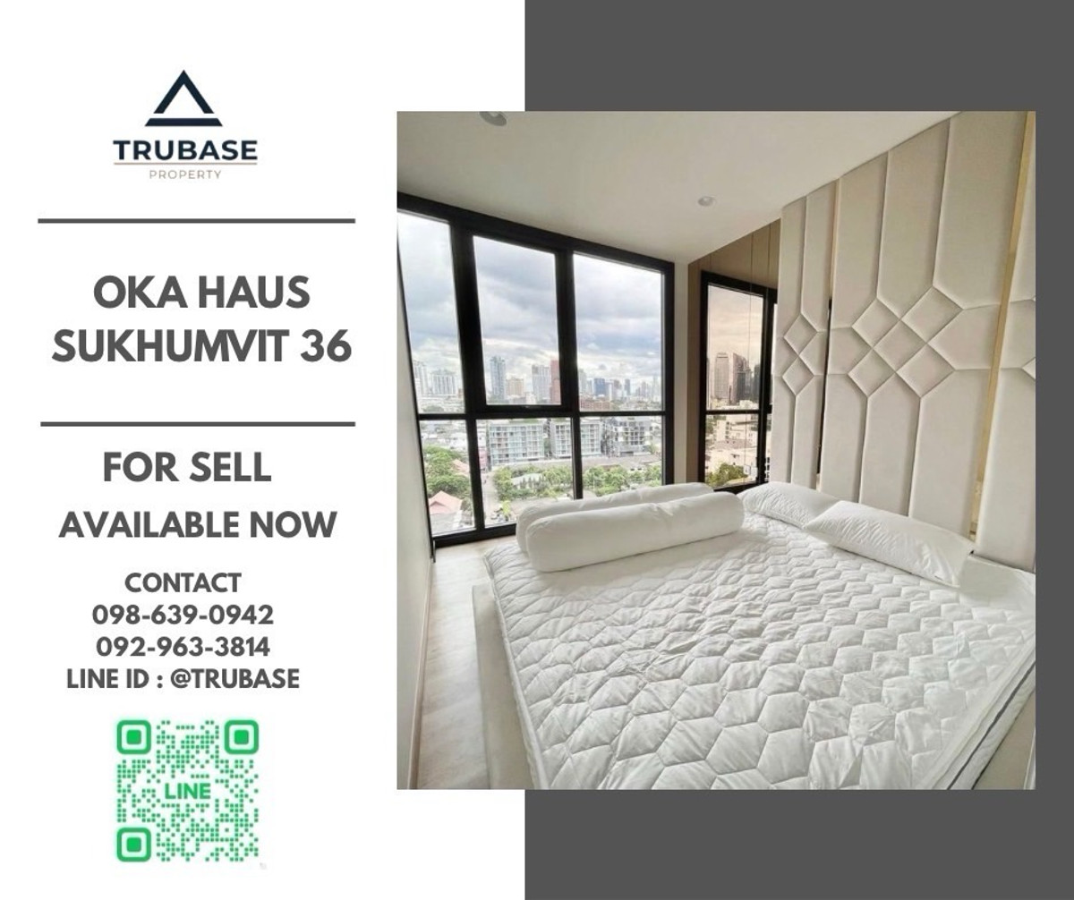ขายคอนโดสุขุมวิท อโศก ทองหล่อ : 📍ขาย Ok haus sukhumvit 36 ใกล้ BTS ทองหล่อ 📍