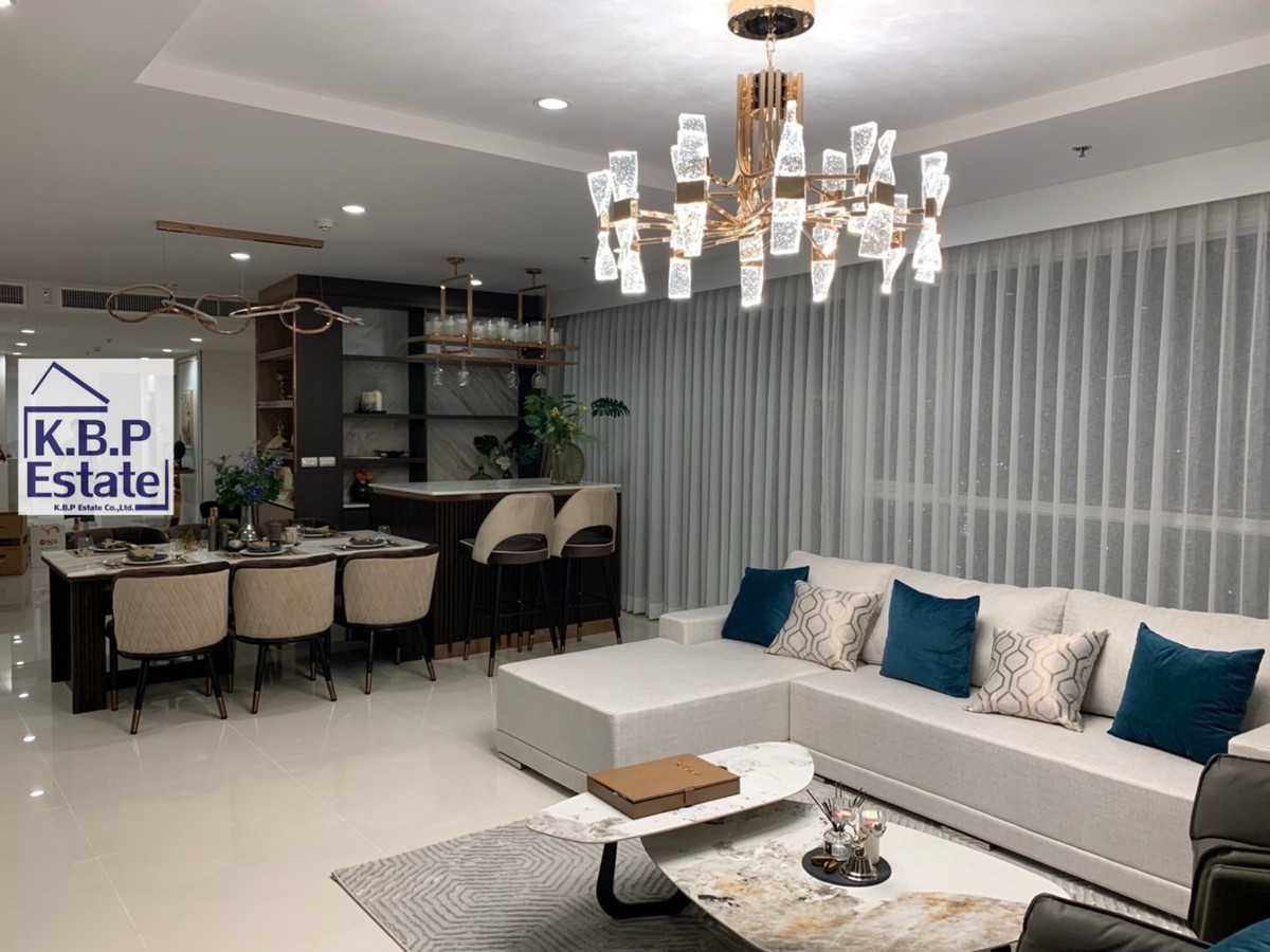 For RentCondoRama3 (Riverside),Satupadit : SUPALAI RIVER GRAND RAMA3/ Area Laght Room 288 Sqm. 3+1Beds 3Baths -Ready to Move Call:0645254286