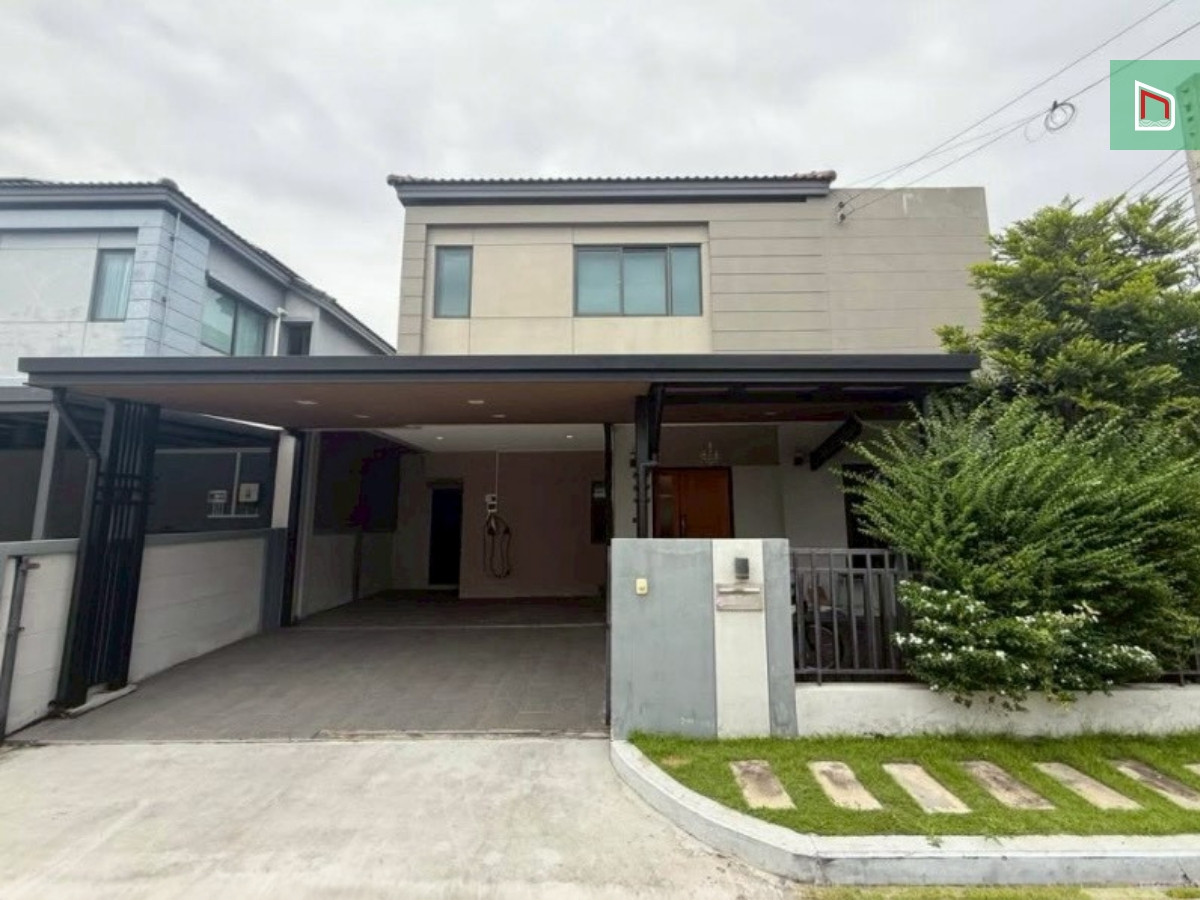 For SaleHouseNonthaburi, Bang Yai, Bangbuathong : Twin house, Venue Westgate, Bang Yai, Nonthaburi, 3 bedrooms, 3 bathrooms, 38.2 sq m, 4.9 million, luxuriously decorated, ready to move in, quiet, corner house.
