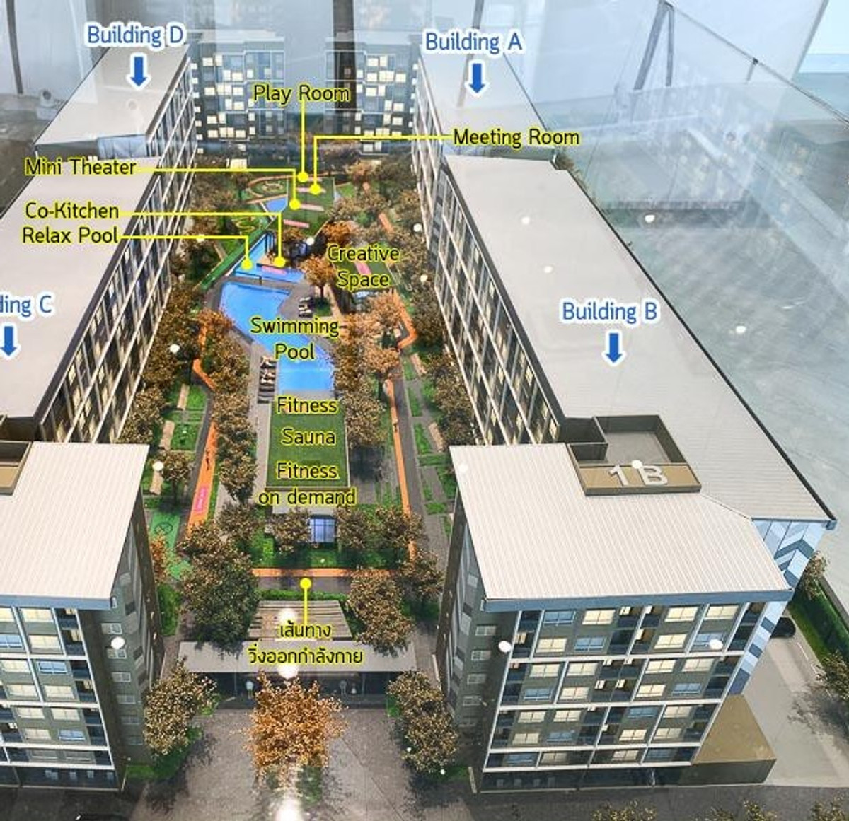 For RentCondoPathum Thani,Rangsit, Thammasat : ✅ Available! Ready to Move In – Plum ALIVE 1 🌟 Cheapest for Rent! 11,500 THB/month 🛏 2 Bedrooms  📏 36 sq.m. 🏙 Building D = 2nd Fl. 🔢 Good unit number 🚫 No Co-Agent