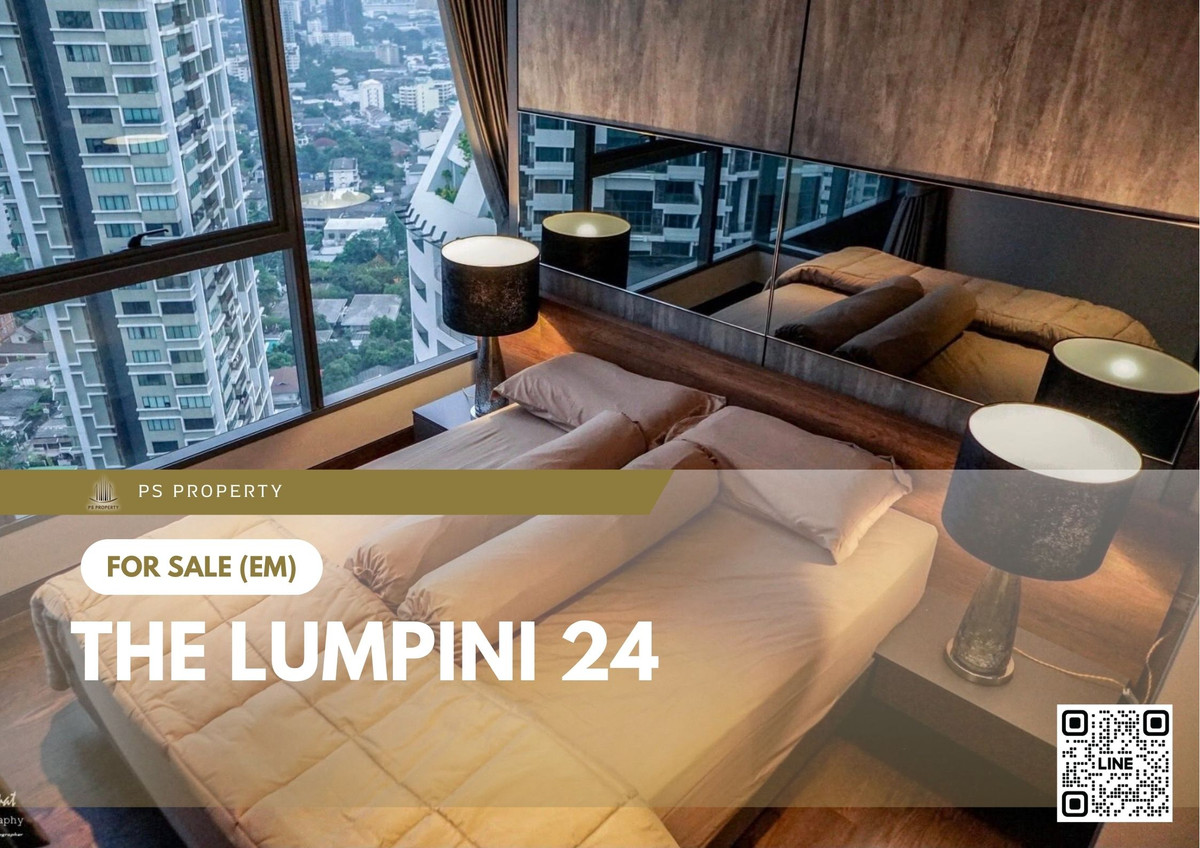 For SaleCondoSukhumvit, Asoke, Thonglor : Urgent sale ✨ The Lumpini 24 ✨ High floor, corner unit, near BTS Phrom Phong and Emporium, Emquartier