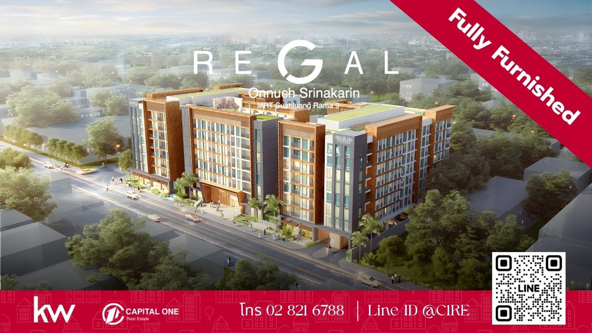 For SaleCondoPattanakan, Srinakarin : 📢 Announcement for sale Regal Onnut–Srinakarin 40