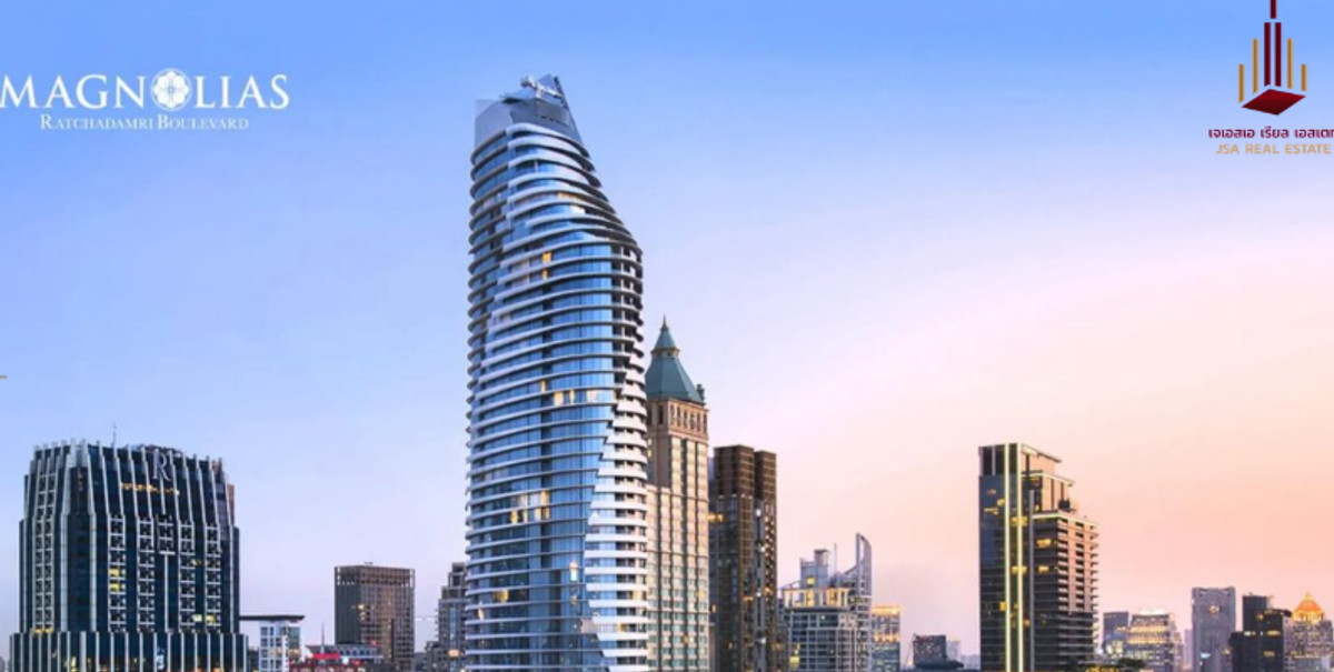 For SaleCondoWitthayu, Chidlom, Langsuan, Ploenchit : Urgent sale Magnolia Ratchadamri Boulevard, condo 1 bedroom, 6.7 million only. Cheapest price in the building Buy, rent, profit almost 7%, decorated and ready to move in, convenient travel, near BTS Ratchadamri, there is a real room, you can make an appoi