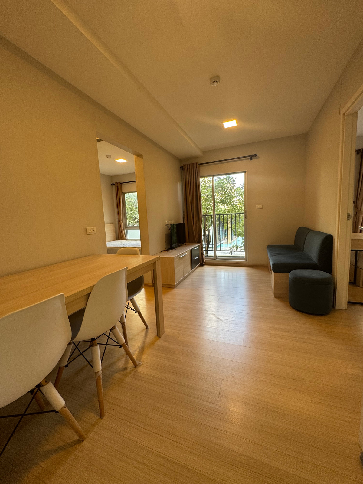 For RentCondoPathum Thani,Rangsit, Thammasat : ✅ Available! Ready to Move In – Plum ALIVE 1 🌟 Cheapest for Rent! 11,500 THB/month 🛏 2 Bedrooms  📏 36 sq.m. 🏙 Building D = 2nd Fl. 🔢 Good unit number 🚫 No Co-Agent