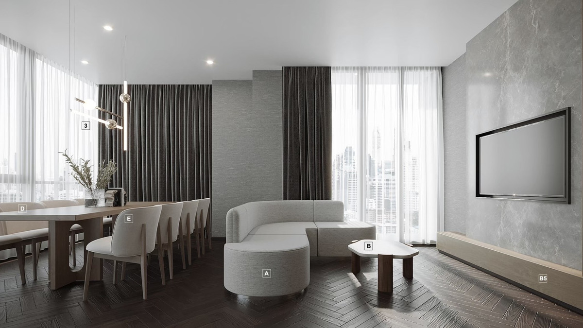 ขายคอนโดสุขุมวิท อโศก ทองหล่อ : FOR SALE 3 BEDROOM 116.39 SQ.M  -- 1 of 6 Unit    FOR YOU --   CALL NOW 094-641-5974 📞