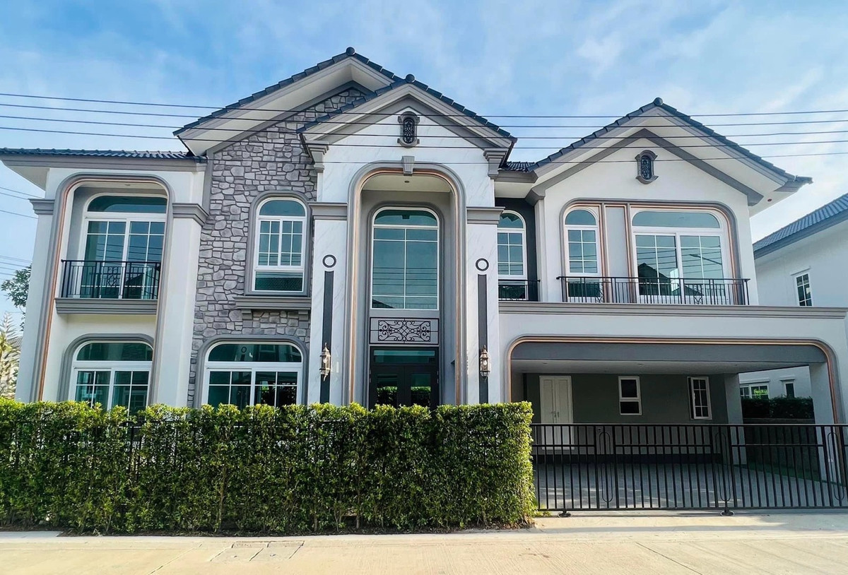 For SaleHouseMahachai Samut Sakhon : Grand Luxury Pool Villa with Full Custom Built-ins – Grandio 2 Rama2