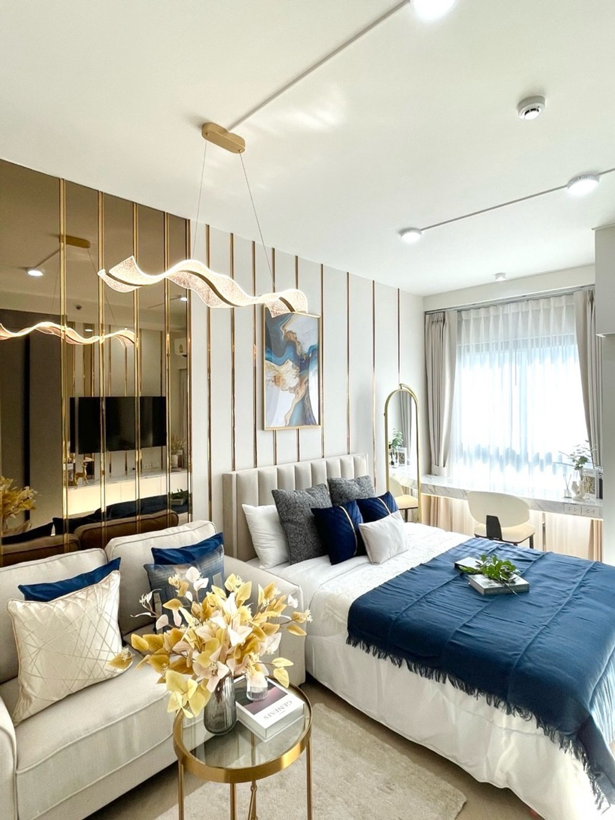 ให้เช่าคอนโดพระราม 9 เพชรบุรีตัดใหม่ RCA : 🔥ให้เช่าด่วน🔥ไอดีโอ นิว พระราม 9 ห้องแต่งสวย เฟอร์นิเจอร์ครบพร้อมเข้าอยู่ ใกล้ MRT พระราม 9