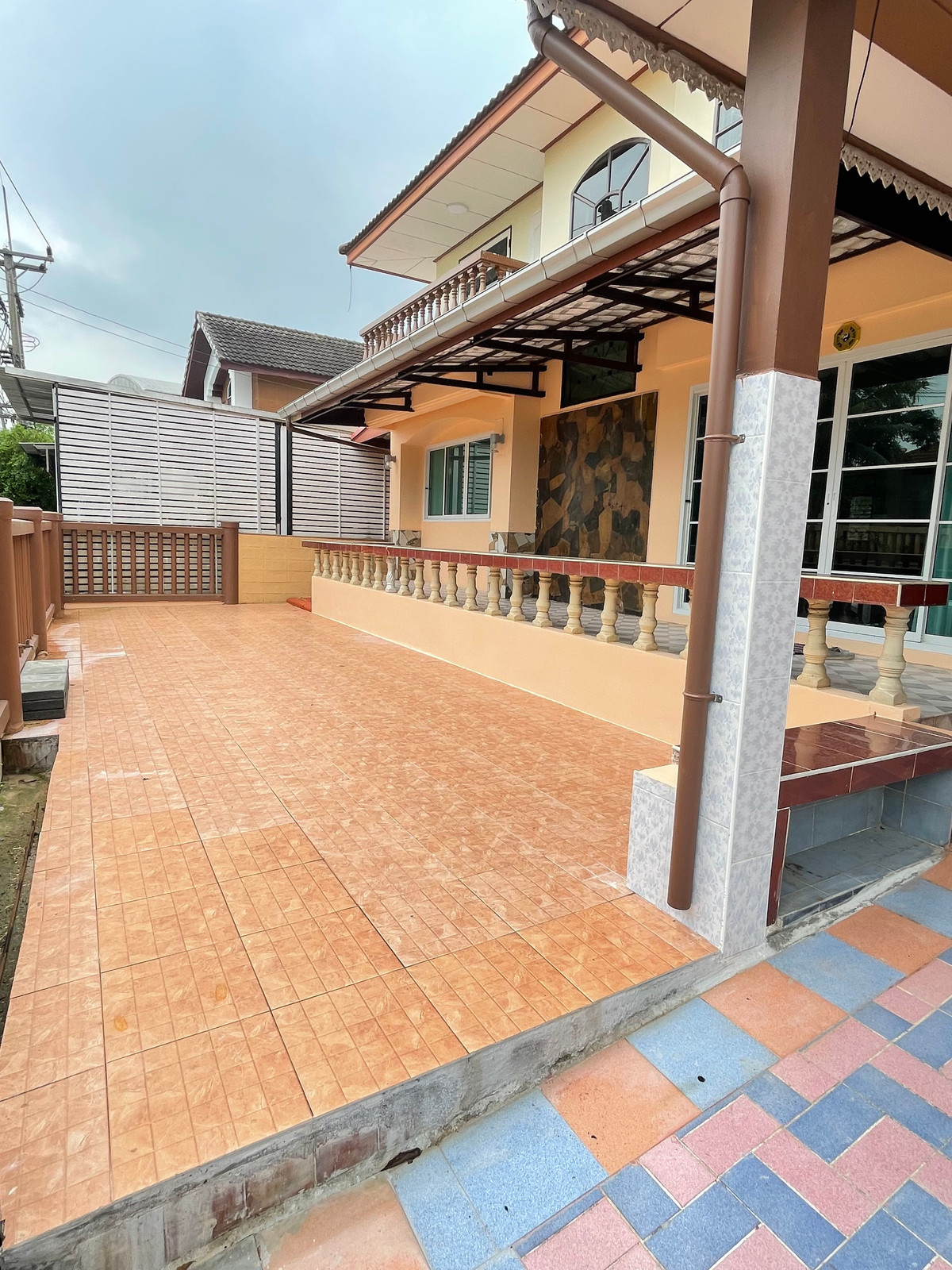 For SaleHousePathum Thani,Rangsit, Thammasat : Second-hand detached house, ready to move in, everything complete. Price negotiable