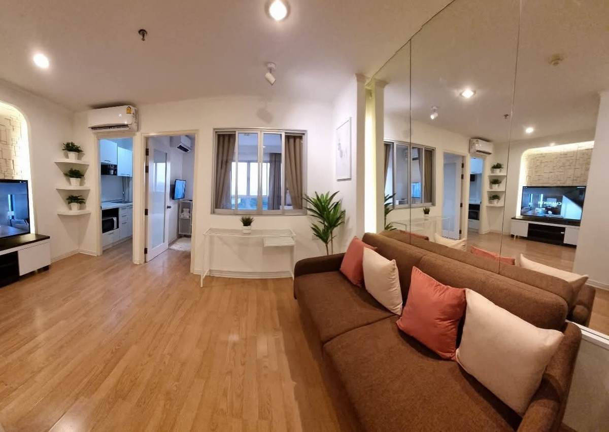 For RentCondoNawamin, Ramindra : For rent ✨ Lumpini Ville Ramintra - Laksi ✨ High floor, beautiful view, fully furnished and equipped with appliances