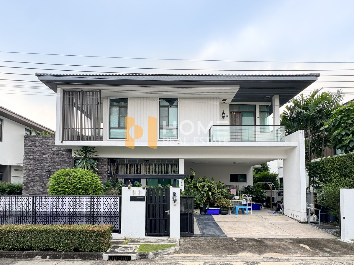 For SaleHouseLadkrabang, Suwannaphum Airport : Manthana Onnut - Wongwan 4 / 4 Bedrooms (For Sale), Manthana Onnut - Wongwan 4 / 4 Bedrooms (FOR SALE) FON252