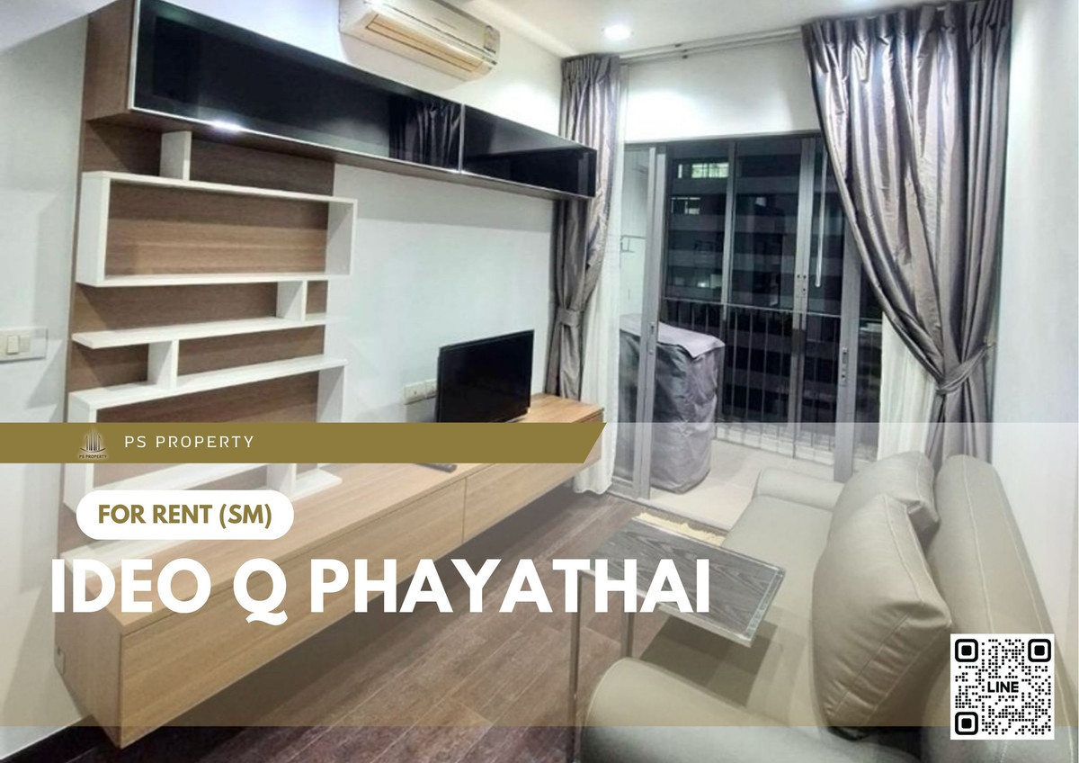 For RentCondoRatchathewi,Phayathai : For rent ✨ IDEO Q Phayathai ✨ Fully furnished and equipped, near BTS Phayathai