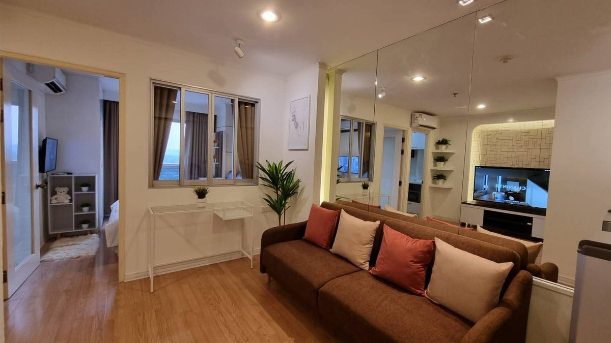 For RentCondoNawamin, Ramindra : For rent ✨ Lumpini Ville Ramintra - Laksi ✨ High floor, beautiful view, fully furnished and equipped with appliances