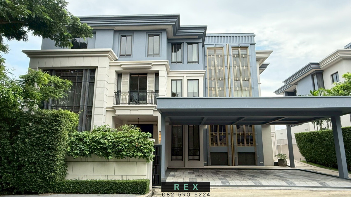 For SaleHousePattanakan, Srinakarin : Single house for sale, Mavista Prestige Village Krungthep Kreetha, Mavista Prestige Village, Krungthep Kreetha, near Wellington International School.