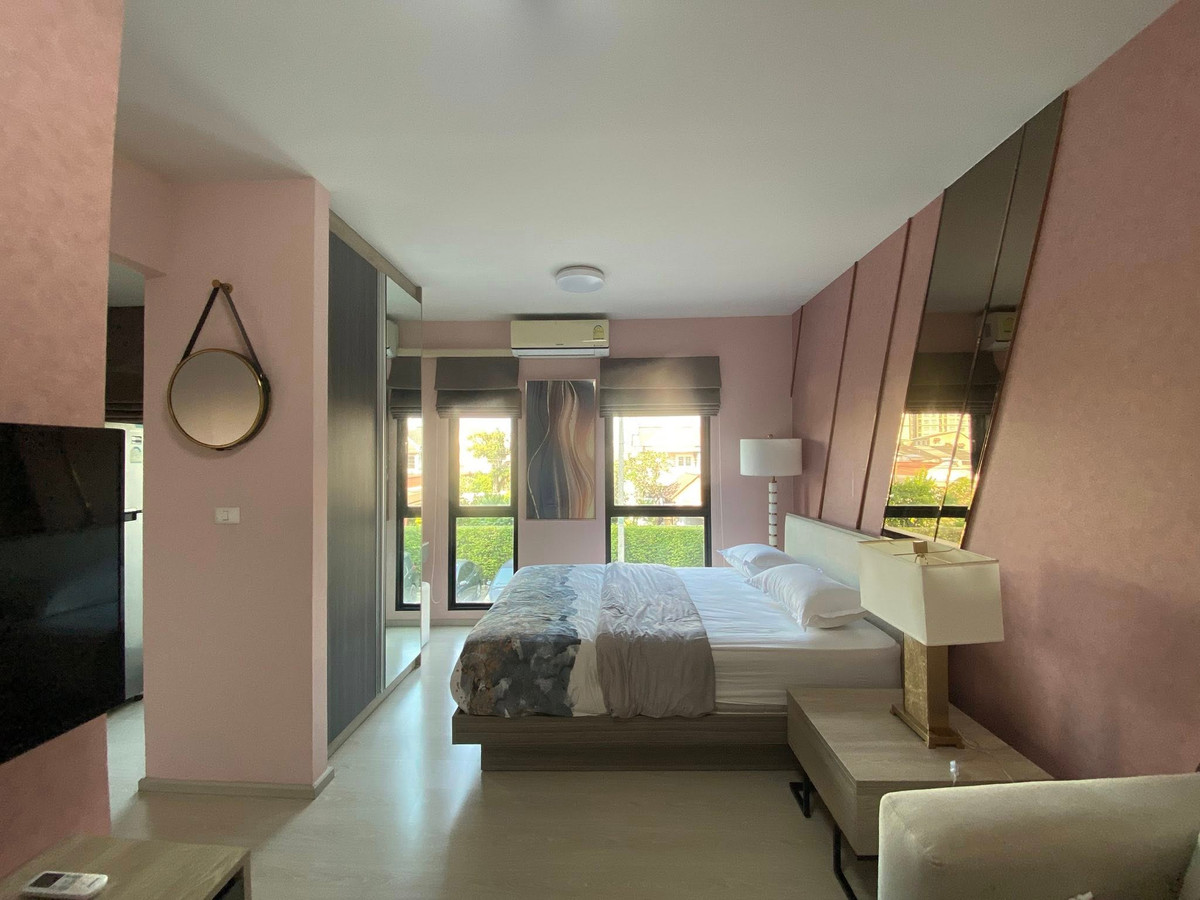 For RentCondoBangna, Bearing, Lasalle : For rent 📍 Unio Sukhumvit 72 📍 Fully furnished and equipped, near BTS Bearing