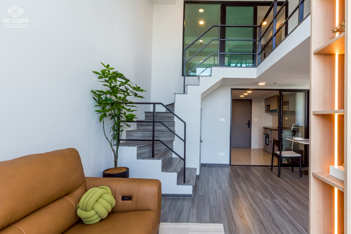 ให้เช่าคอนโดเสรีไทย-นิด้า : Ideo รามคำเเหง ลำสาลี ห้อง 2ชั้น DUplex ห้องใหม่ว่างพร้อมให้เช่า สอบถาม นัดชมได้เลยครับ