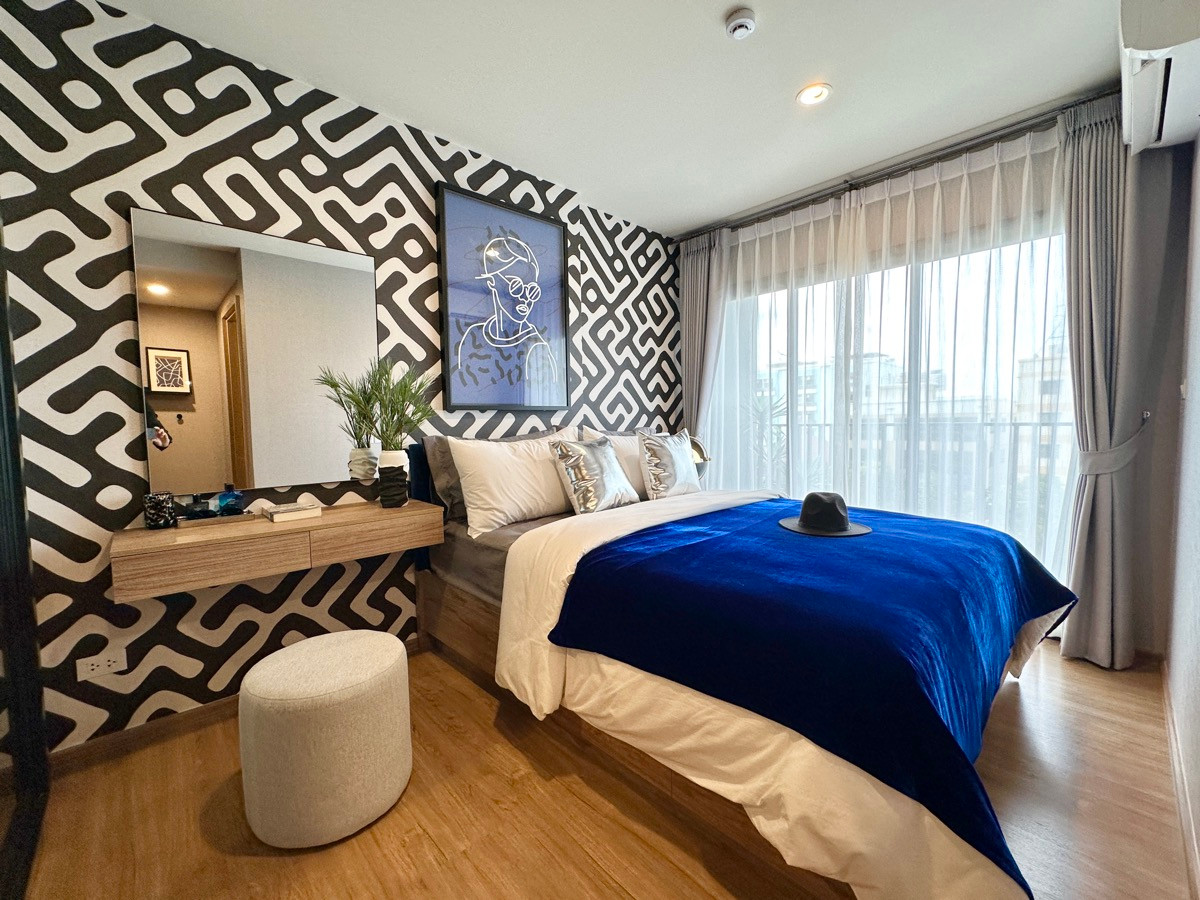 For SaleCondoLadprao, Central Ladprao : 🔥 HOT! Installments cheaper than rent ✨ Free! All transfer-day fees 🎁 + Free common area fee for 1 year! Ready-to-move-in condo in a prime location