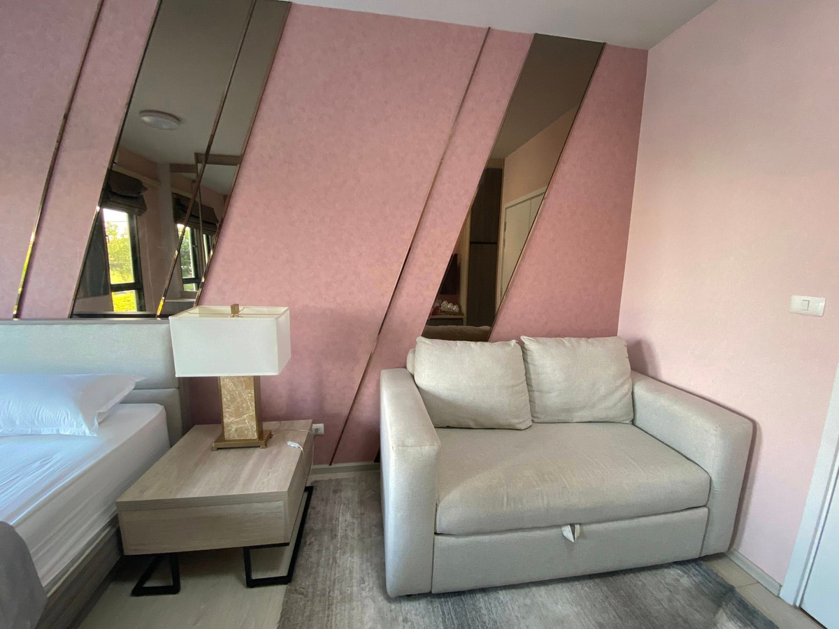 For RentCondoBangna, Bearing, Lasalle : For rent 📍 Unio Sukhumvit 72 📍 Fully furnished and equipped, near BTS Bearing