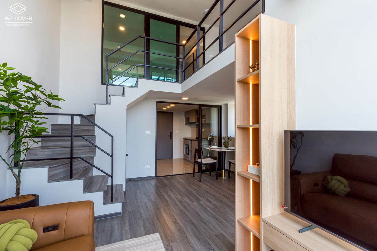 ให้เช่าคอนโดเสรีไทย-นิด้า : Ideo รามคำเเหง ลำสาลี ห้อง 2ชั้น DUplex ห้องใหม่ว่างพร้อมให้เช่า สอบถาม นัดชมได้เลยครับ