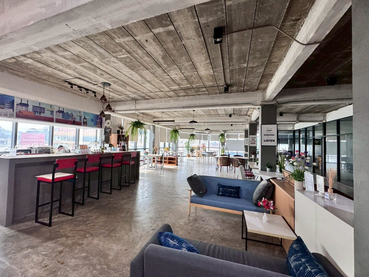 For RentOfficeRamkhamhaeng, Hua Mak : Office space for rent, 5th floor, beautiful open building, suitable for doing business. Next to Ramkhamhaeng Road (N.1923)