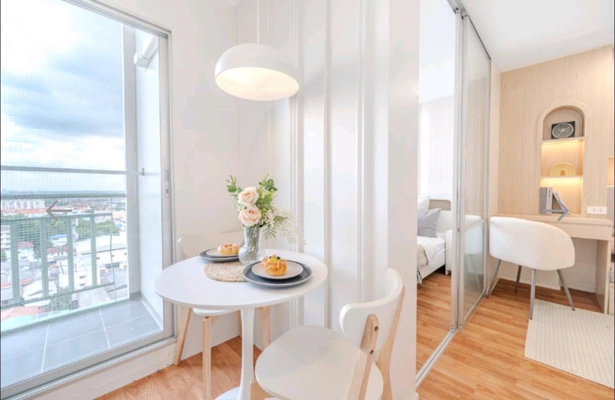 ให้เช่าคอนโดนวมินทร์ รามอินทรา : For Rent /ให้เช่า  ห้องบิ้วอิน เฟอร์ครบ ห้องใหม่ วิวสวย