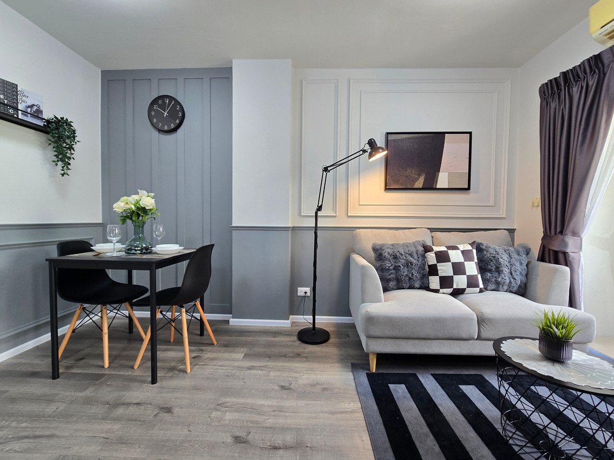 For SaleCondoMin Buri, Romklao : SF132 For Sale: Asakan Place, Ramkhamhaeng 147/2. Beautiful unit, affordable price, and stylishly cool.