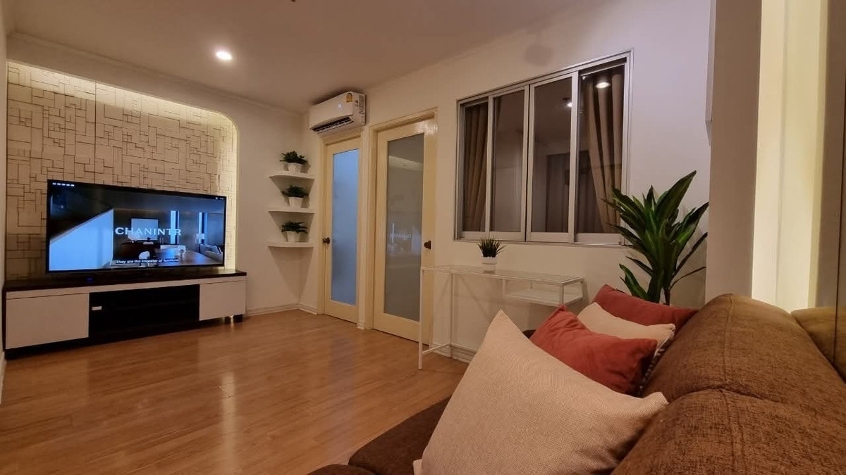 For RentCondoNawamin, Ramindra : For rent ✨ Lumpini Ville Ramintra - Laksi ✨ High floor, beautiful view, fully furnished and equipped with appliances