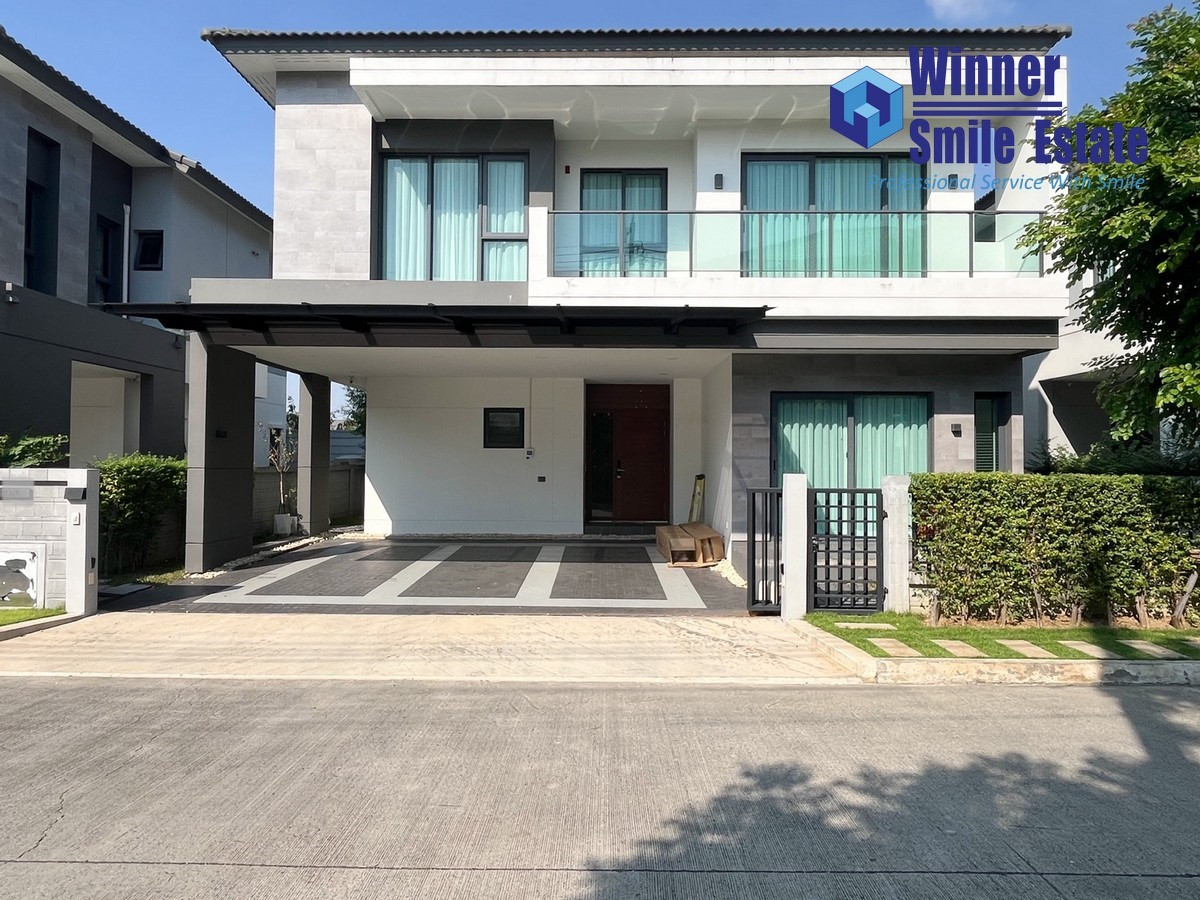 ให้เช่าบ้านบางนา แบริ่ง ลาซาล : For Rent The City Bangna luxury House extremely 4 Bed 5 Bathroom 290 sqm Fully Furnished