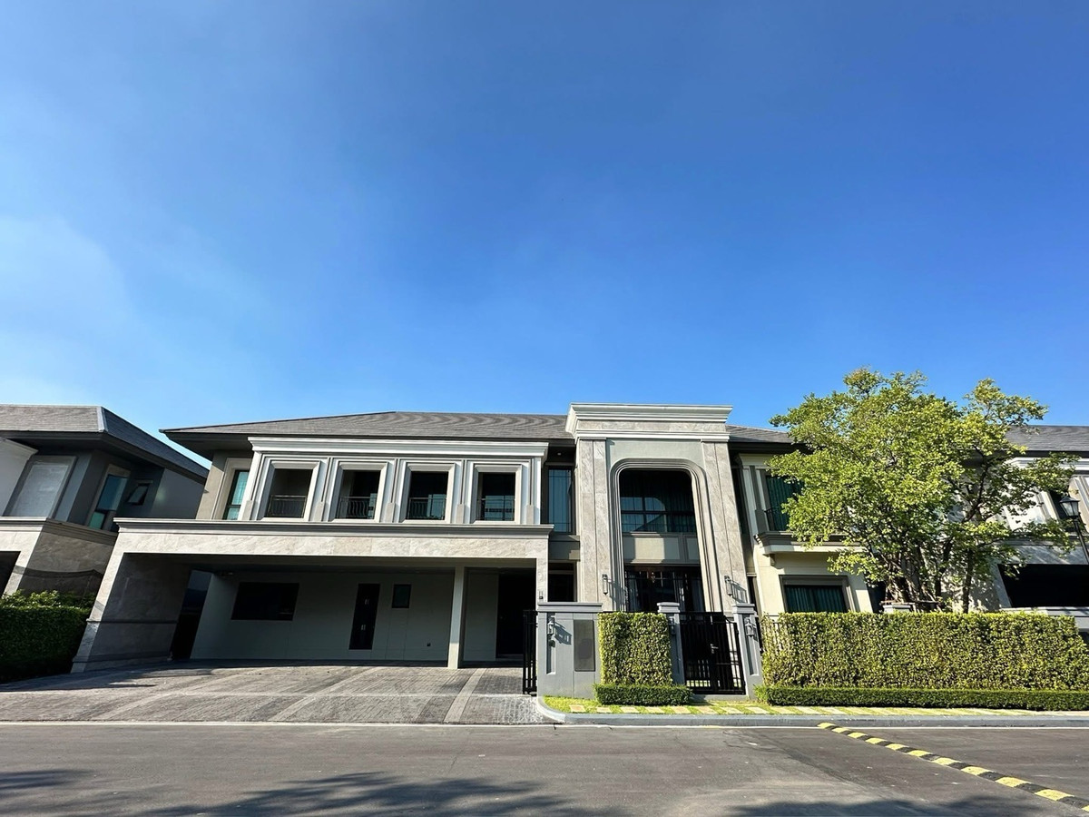 For RentHouseLadkrabang, Suwannaphum Airport : FOR RENT BANGKOK LUXURY HOME BY GRAND BANGKOK BOULEVARD KRUNGTHEP KREETHA PROJECT • NEAR INTERNATIONAL SCHOOL