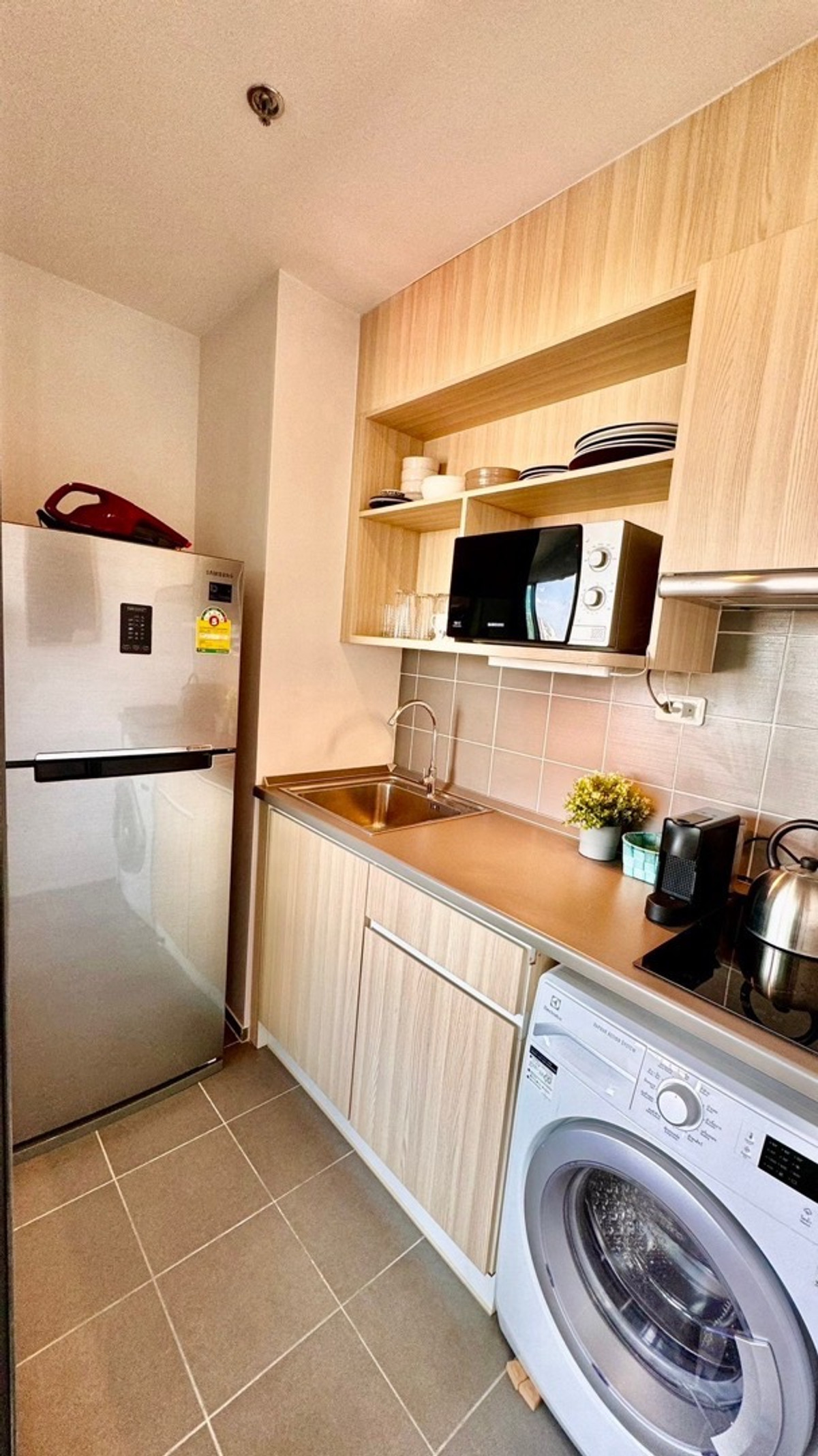 For RentCondoBangna, Bearing, Lasalle : For rent: IDEO O2, 2 bedrooms, 2 bathrooms, size 53 sq m., decorated, ready to move in.